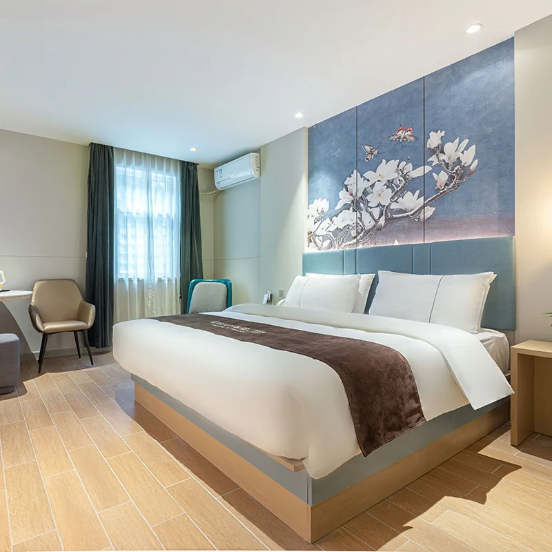 # Furniture Panel Bed Box Single Double Room Standard Room Full Suite Hotel Apartment Furniture Bedside