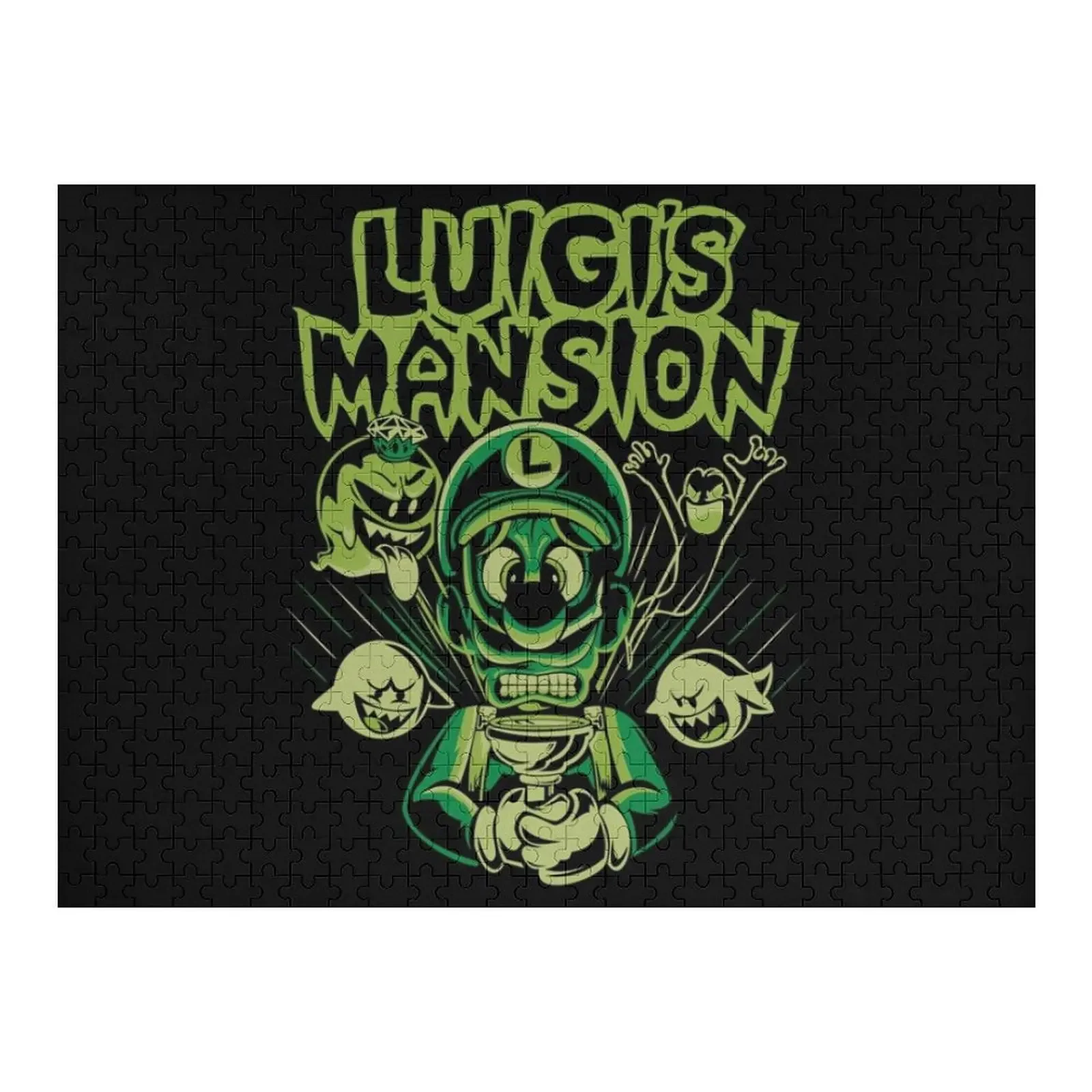 

LuigisMansion Retro Video Game Jigsaw Puzzle Baby Wooden Customized Kids Gift Wooden Decor Paintings Puzzle