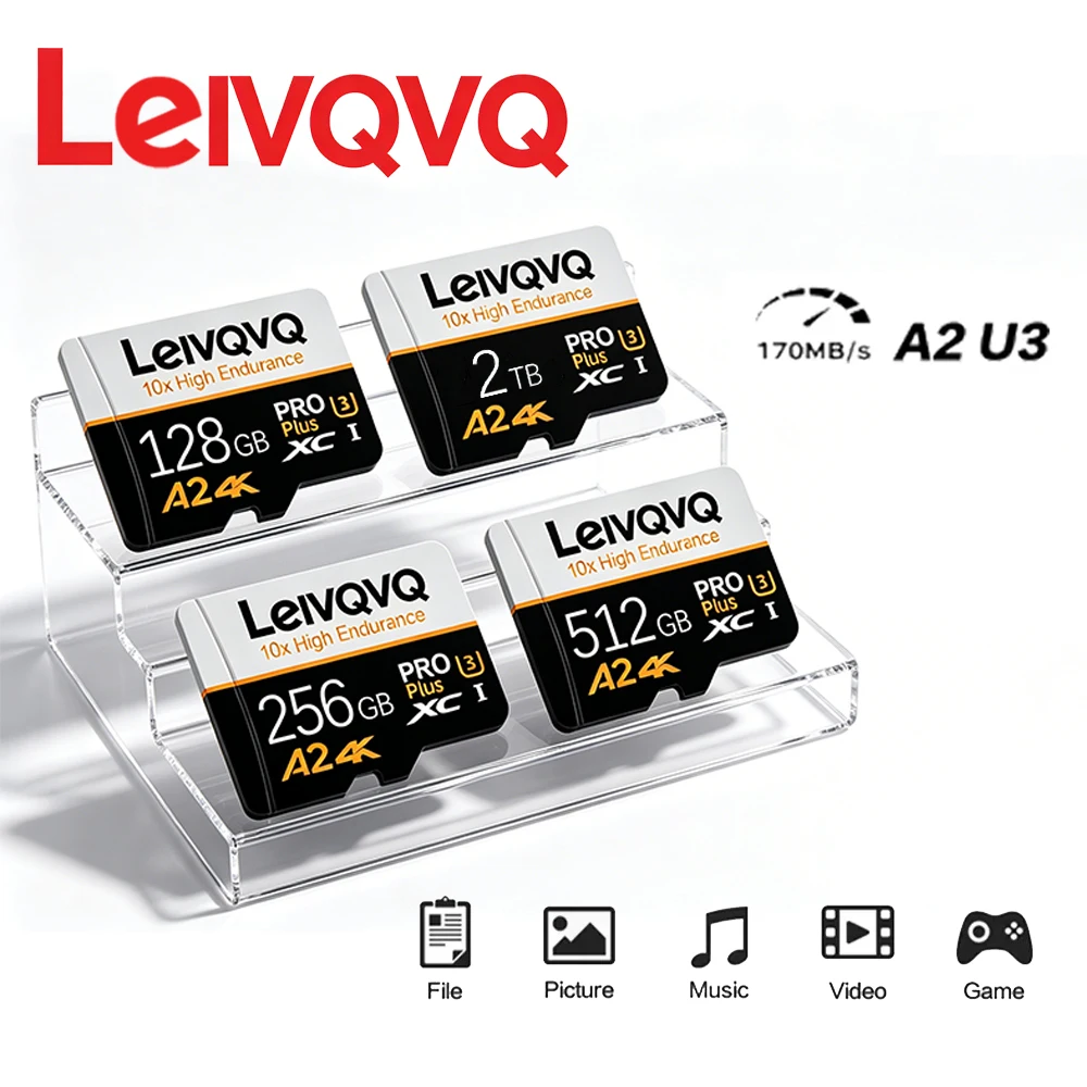 High Speed Micro SD Memory Card 512GB 4K Full HD Video Compatible with Phone GoPro Action Camera 64GB 128GB 256GB SD Card