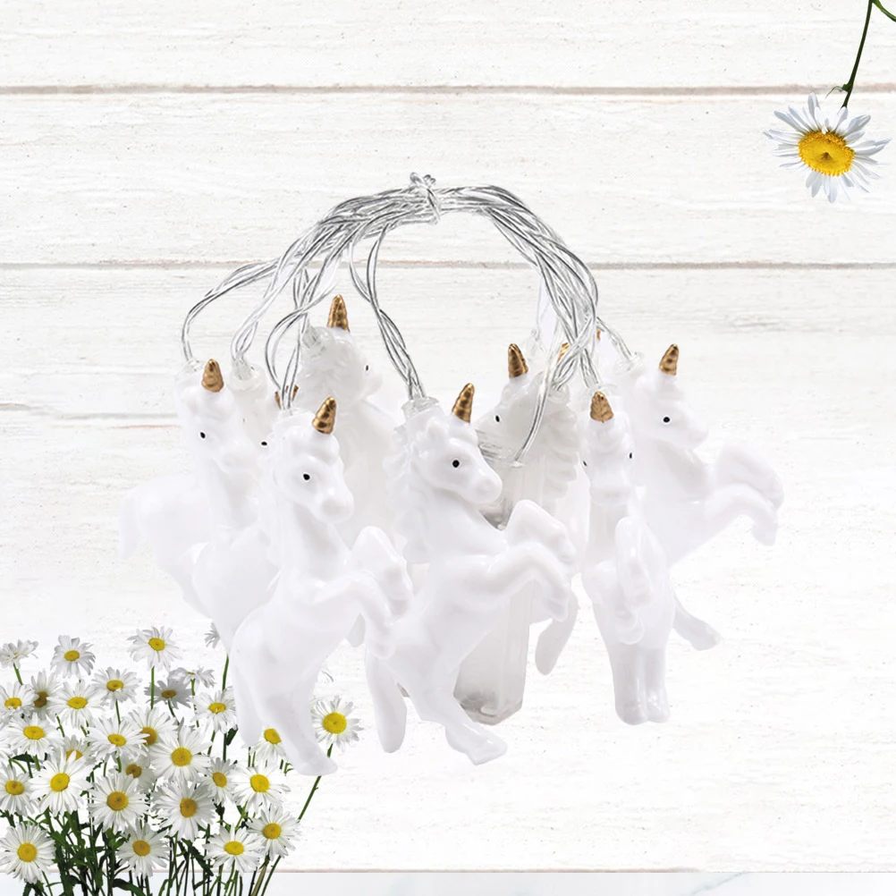 

Great Decoration Night Lamp Decorate Unicorn String Light Operated Decorative