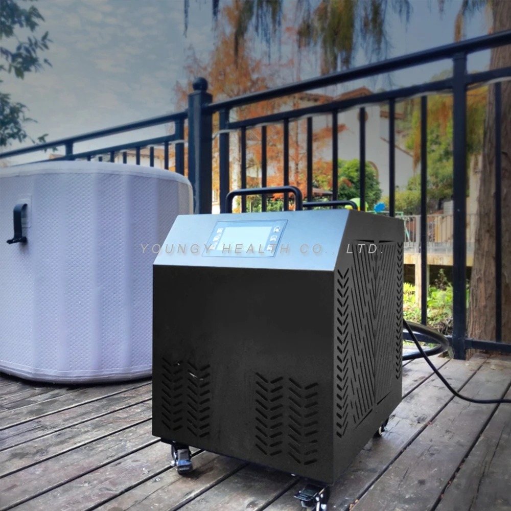 

0.8HP Water Chiller Water Cooling Machine Portable Ice Bath Chiller Cold Tub Plunge Plunge Chiller For Sports Fitness Recovery