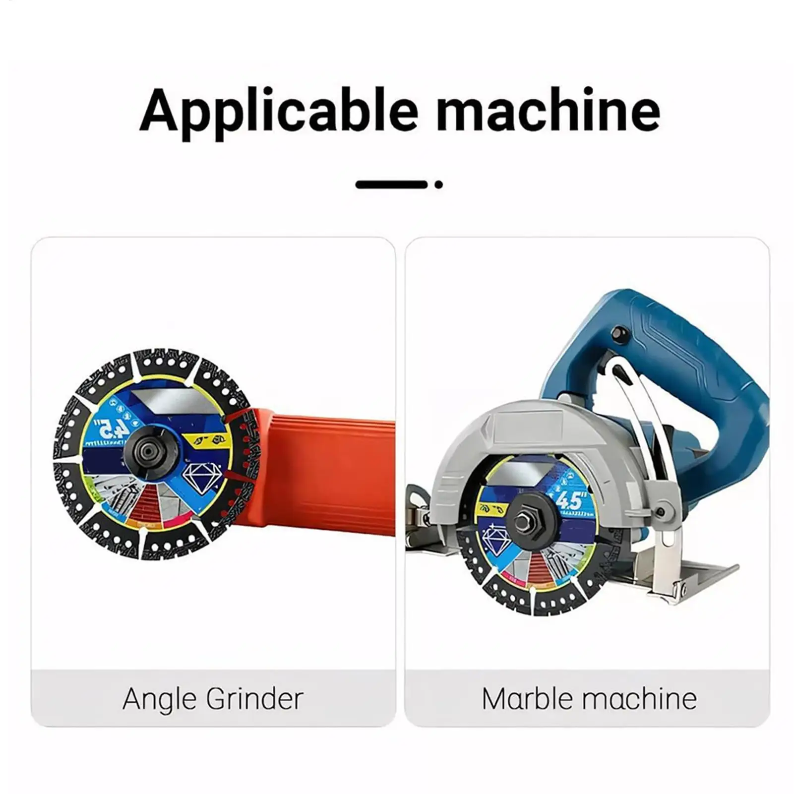 Tarcza tnąca do szlifierki kątowej 3 szt. 4,5 cala, tarcza do cięcia, tarcza szlifierska, narzędzie do cięcia płytek, marmuru, betonu, stali, kamienia, rur PCV