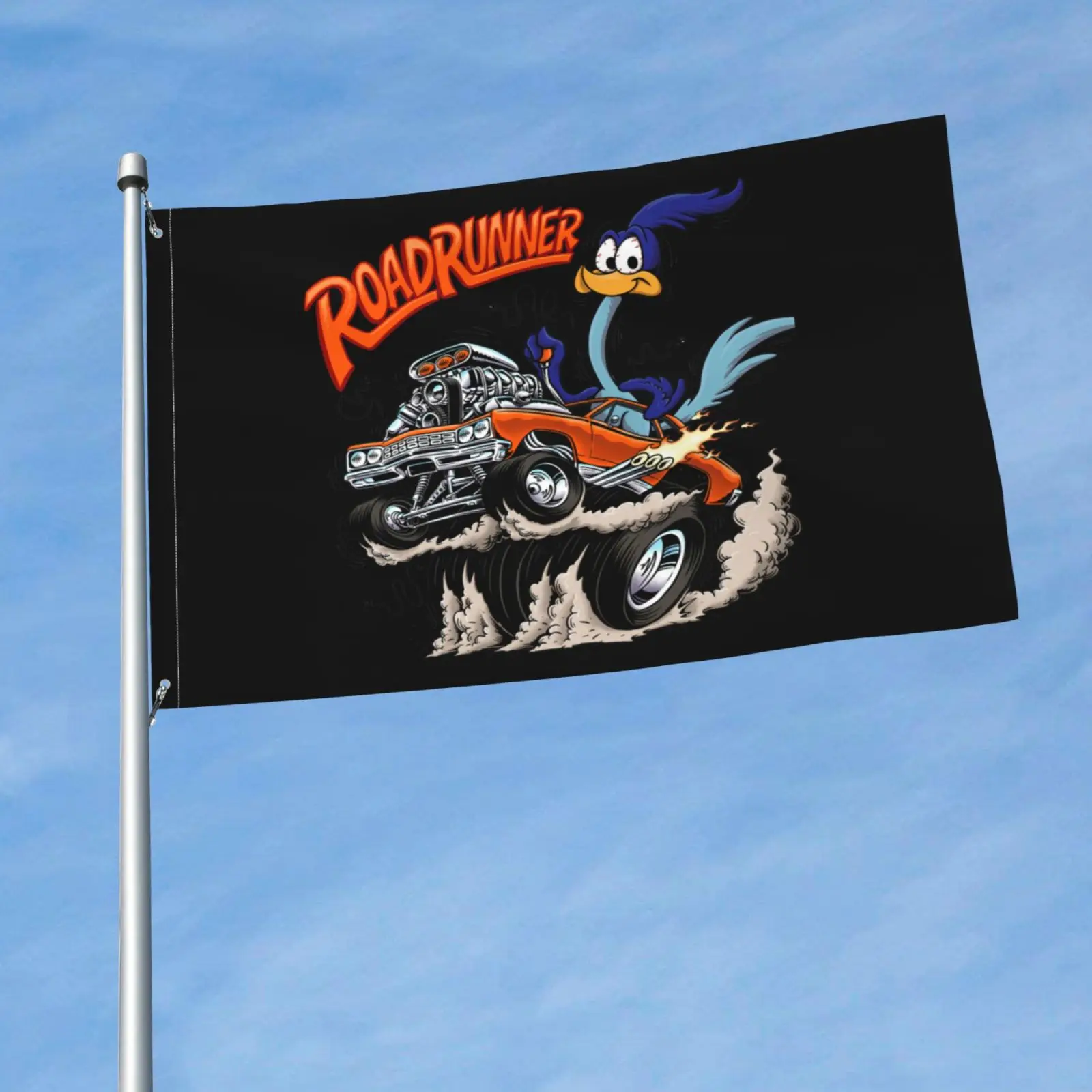 Plymouth Road Runner Rat Fink Art Flag Banner National Outdoor Polyester Flying Flags
