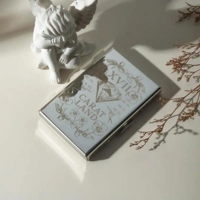 حامل بطاقة T5EA Business Card Cards Metal Metal حامل بطاقة الائتمان محفظة أنيقة