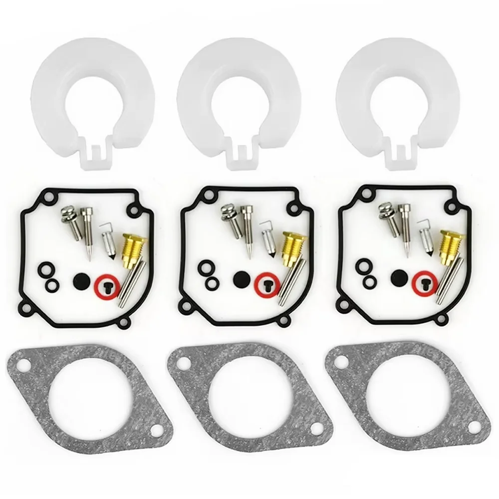 

3 шт./компл. 6H1-W0093 Ремкомплект карбюратора для подвесного двигателя Yamaha 2T 75HP 80HP 90HP 6H1-W0093-00 6H1-W0093-01 Sierra 18-7291