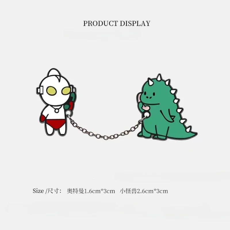 Японская брошь Токусацу Ультрамен Каваи с мультяшным рисунком Аниме периферийные устройства Маленький подарок