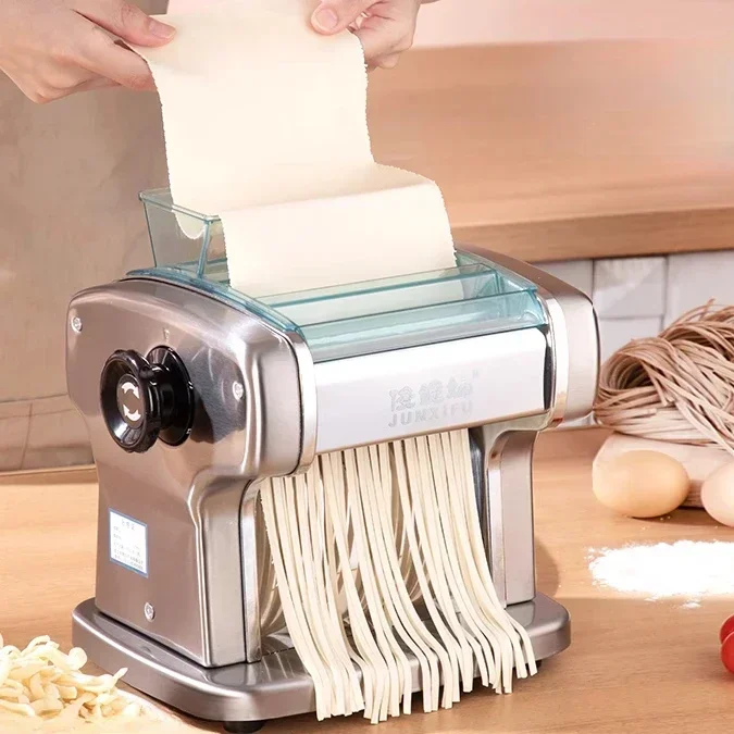 Small Automatic All Copper Electric Noodle Press Household Noodle Machine  Stainless Steel Multifunctional Rolling Machine