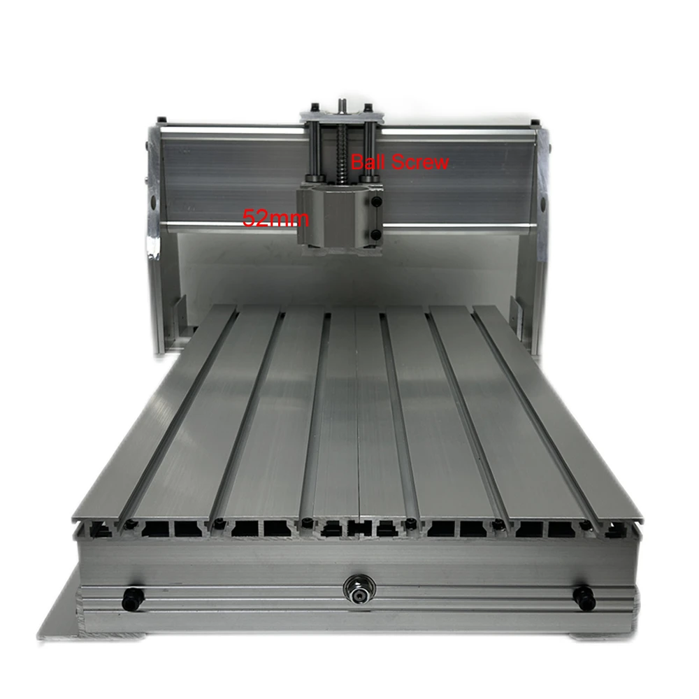 Aluminum CNC Frame Kit 3040 Ball Screw DIY Wood Router Engraving Milling Machine Rack 52mm Spindle Bracket Stroke 290x390x60mm