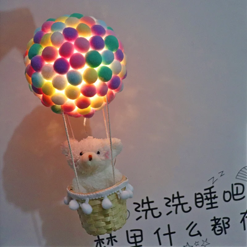 Handmade Diy Hot Air Balloon Decoration Night Light Material Package Birthday Present Send Girlfriend Girls Graduation Gift