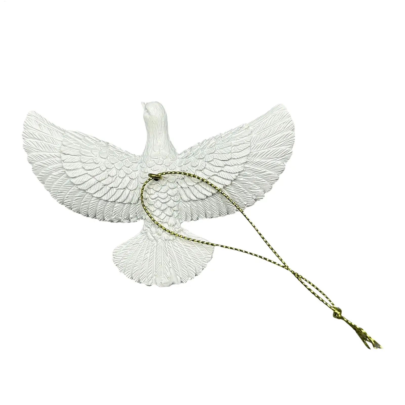 Christmas Decorations Resin Style Friendship Doves - Christmas Tree Ornament Set of Two Doves - Best Gift for Someone Special