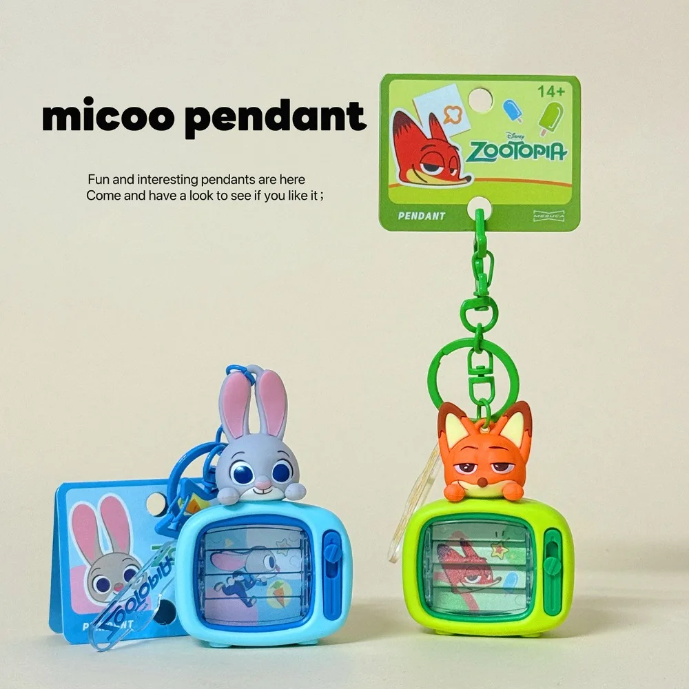 

Zootopia Judy Nick Keychain Cute Cartoon Character Pendant Durable Key Ring Bag Charm Collectible Souvenir Gift for Kids Adults