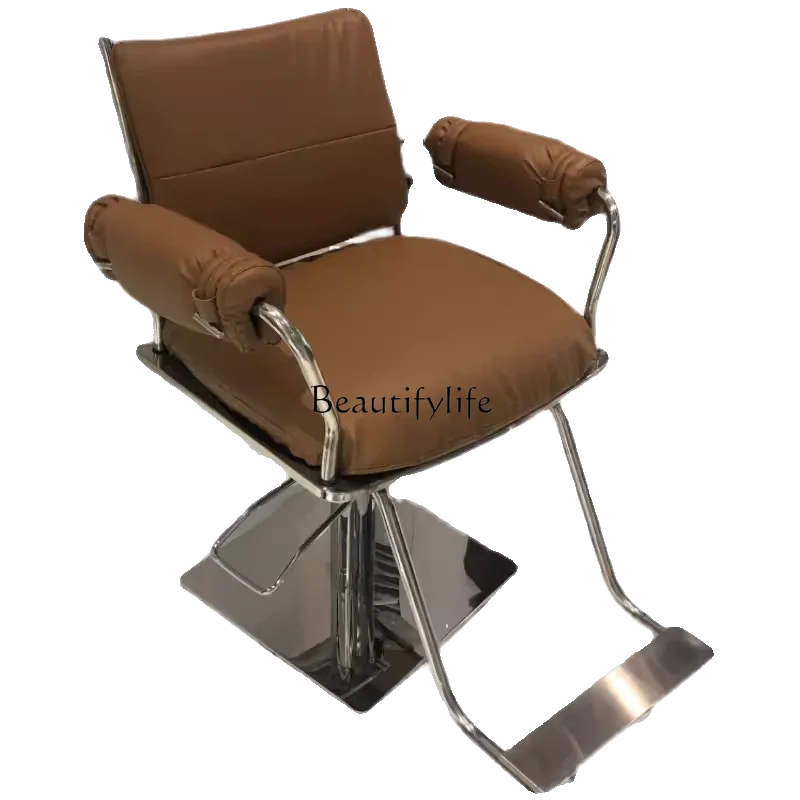 

Retro Barber Shop High-End Quality for Hair Salon Lifting Rotatable Seat New Hair Cutting Hairdressing Chair