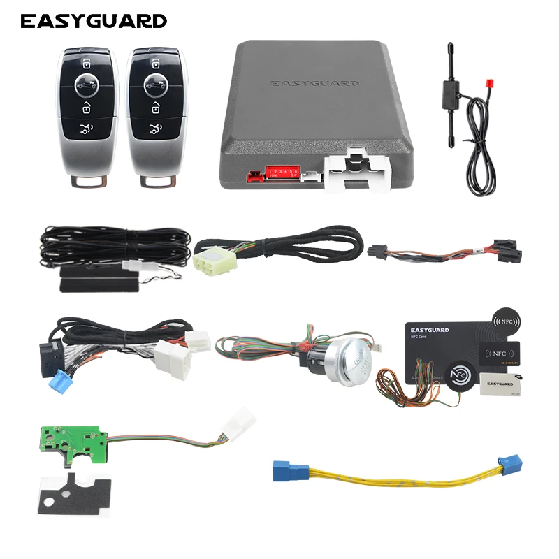 

EASYGUARD Plug & Plug PKE Дистанционный стартер с кнопкой для запуска Подходит для Mercedes V class W447 V250 V260, VITO, Metris