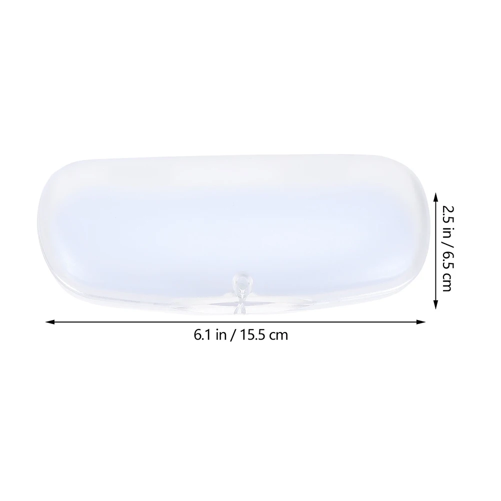 

Glasses Case Clear Storage Box Holder Frosted Protector Lightweight Portable Travel Eyeglass Container Sunglasses Organizer
