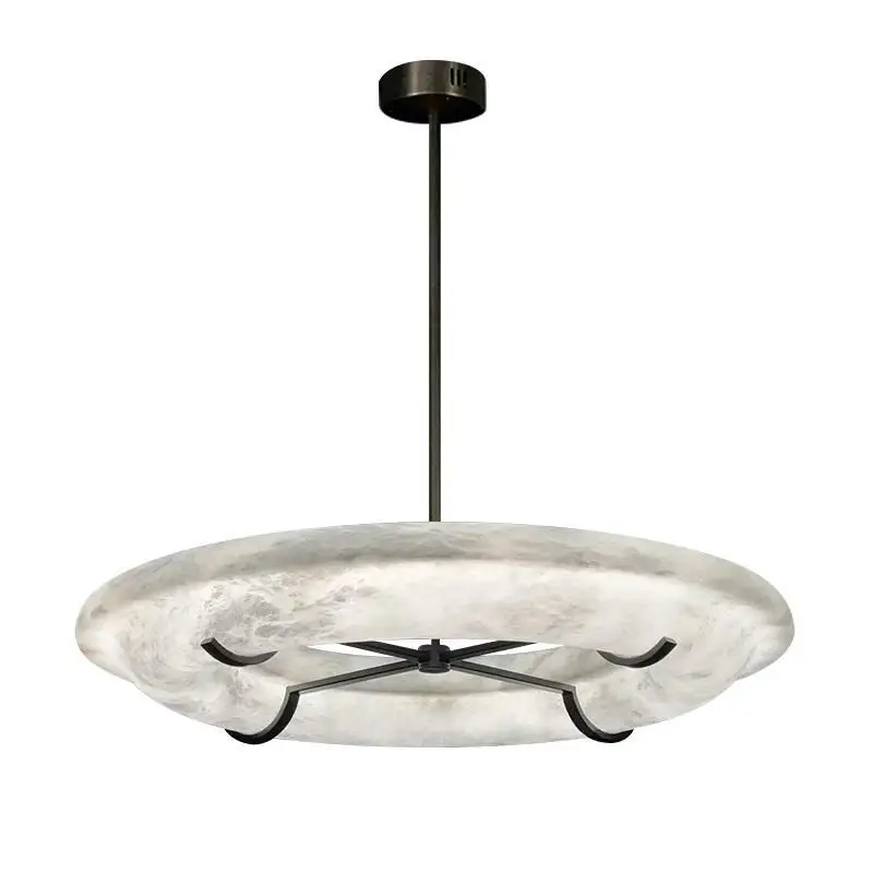 

Spanish marble chandelier modern light luxury living room creative designer