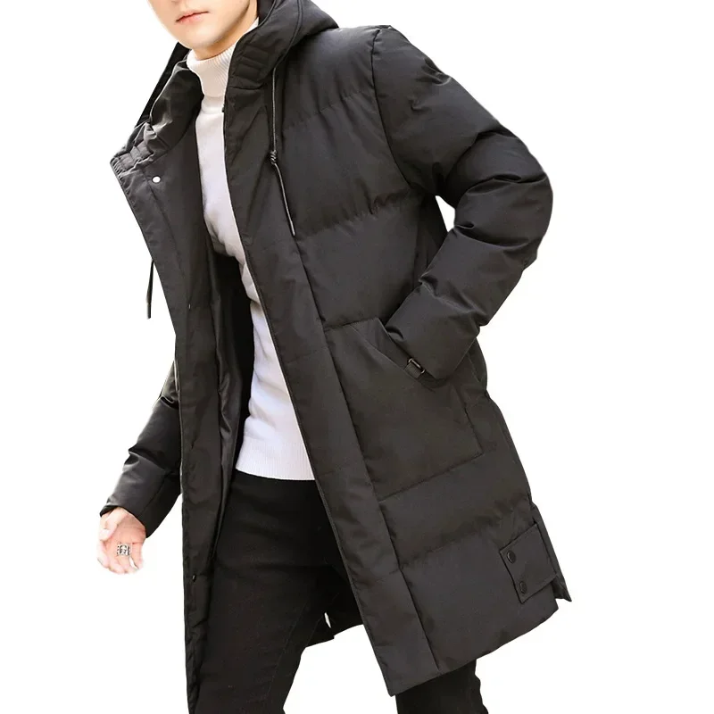 

Large Size Cotton-padded Jacket Long Down Cotton-padded Jacket Men's Winter Cotton-padded Overcoat Overcoat New Menswear