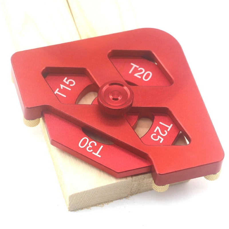 Carpintaria Round Corner Trimming Machine, Arco e T Corner, Chanfro Modelo, Vermelho, 1 Conjunto