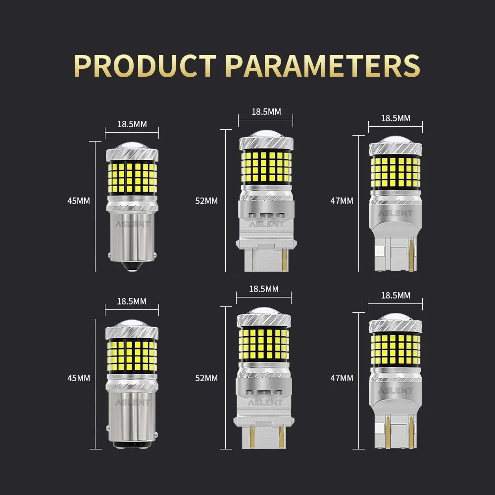 2 個 3157 LED 車の電球 12V 3056 3156 3156A 3057 4057 3157 4157 T25 BA15S BAU15S BAY15D 車の電球ブレーキバックアップリバースライト用