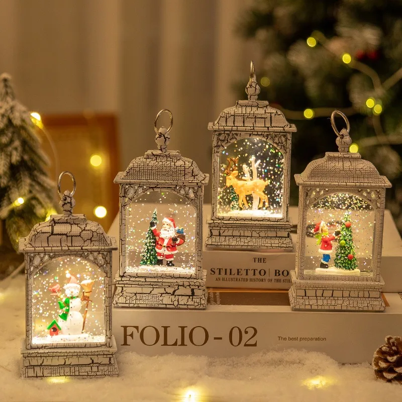 Christmas Decorations: Crystal Balls, Snowy Night Lights, Creative Christmas Gifts