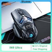 INPHIC IN9 Ultra Gaming Mouse Tri Mode PAW3950 Sensor 8K Return Rate 30000DPI OLED Display Screen Ergonomic E-sports Mouse