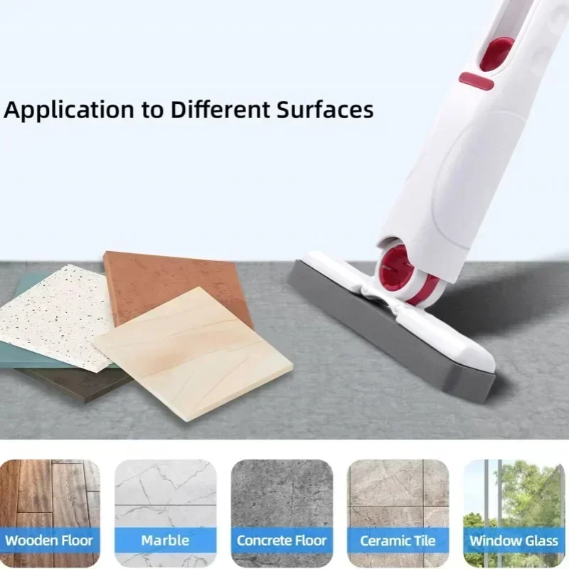 New Mini Squeeze Mop Powerful Desk Kitchen Car Clean Tools Mops with Self-squeezing Folding Home Cleaning Floor Washing Mops