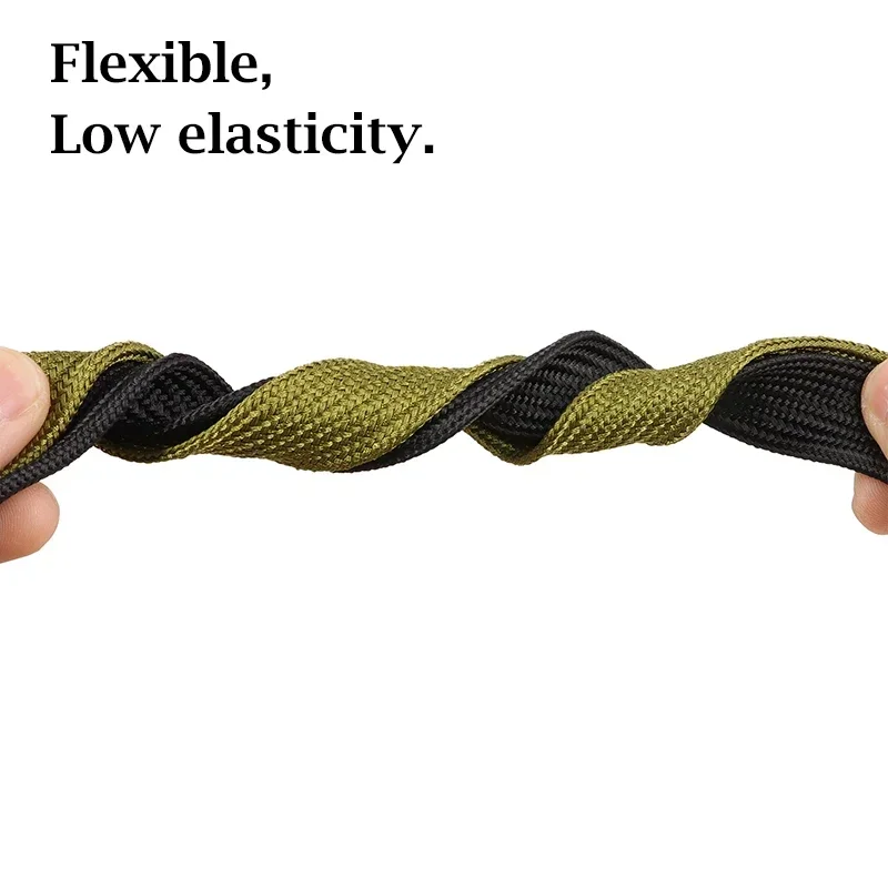 1~20M 2.5~60mm Cable Sleeve Tight Nylon Braided High Density Insulated Gland Protection Expandable Sheath Polyamide Wire Wrap
