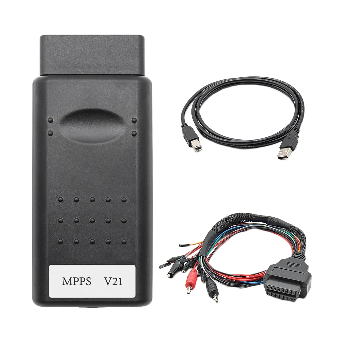 

MPPS V21 Version V21.0.1.3 Flash EEprom ECU Programmer with OBD 16PIN Breakout Tricore