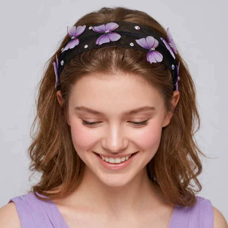 

Sweet Fairy Butterfly Headband Festival Holiday Hair Hoop Woman Hair Accessories Beauty Hairbands крабик для волос