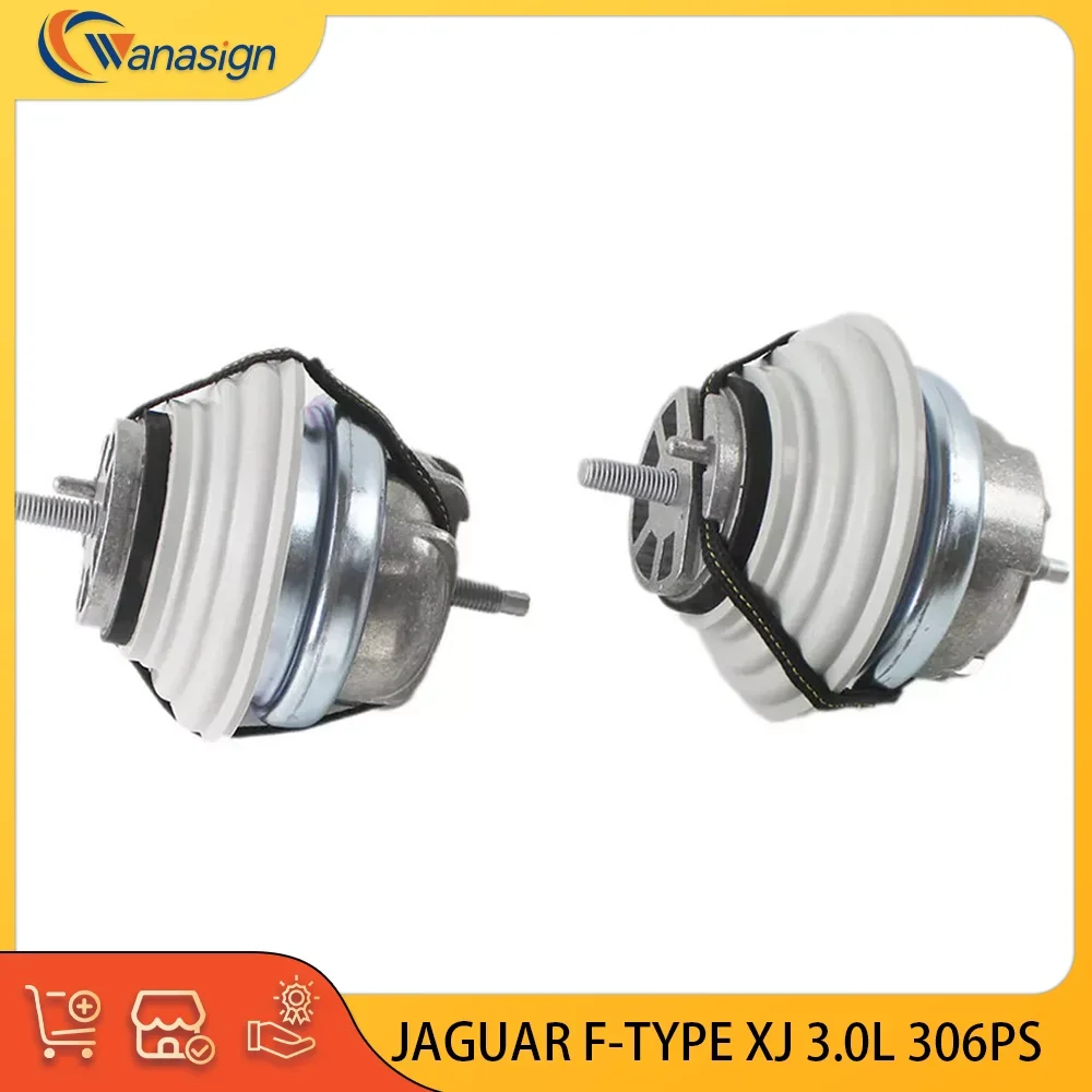 

AUTO ENGINE PARTS Left Right Motor Trans Mount set fit For JAGUAR F-TYPE XJ 3.0L V6 3.0T 306PS AJ126 AJV6 2003-2024