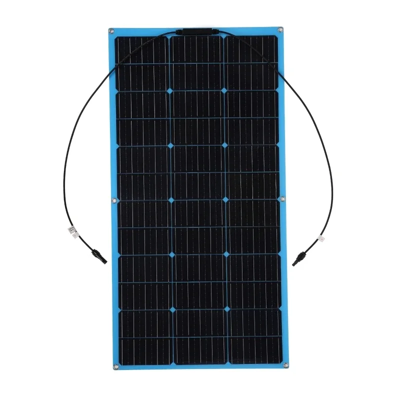 110W 220W 18V Solar Panel Battery Charger PET Fexible Solar Energy Power Charging System Outdoor For Car RV Marine Camper Travel