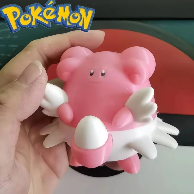 Hot Anime Chansey Blissey Happiny Poliwhirl Poliwrath Proportion World1:20 Diy 3d Print Cartoon  Desktop Model Toy Holiday Gift