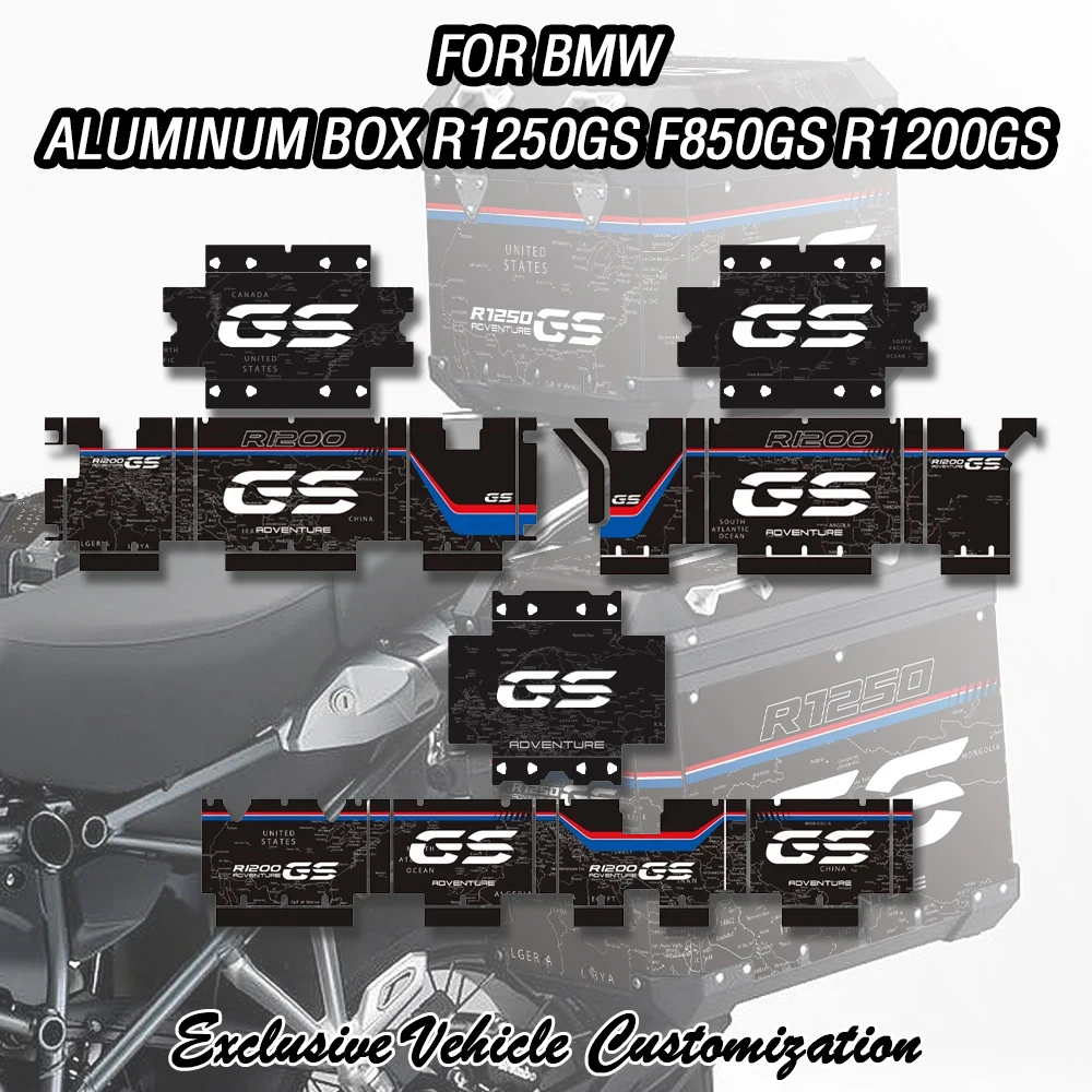 

Suitable for BMW aluminum box R1250GS F850GS R1200GS adventure reflective sticker protective cover decoration