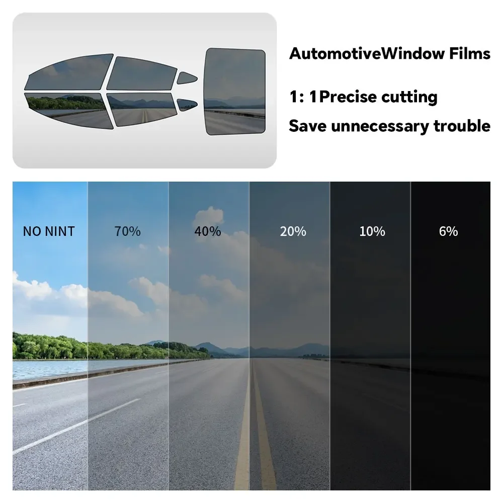 Pre-Cut Car Window Privacy Tint Film for Tesla Model 3 2020 2021 2022 2023 TPU Auto Sticker for Tesla Model 3 highland 2024