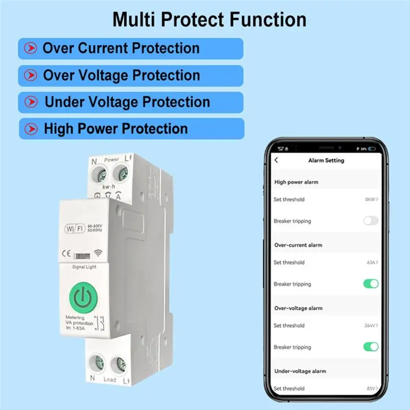 dt51-tuya-smart-wifi-circuit-breaker-63a-with-app-remote-control-overload-protection-1p-n-for-google-home-alexa-smart-life