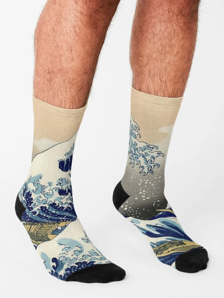 The Great Wave off Kanagawa Socks gym tennis Girl\'S Socks Men\'s