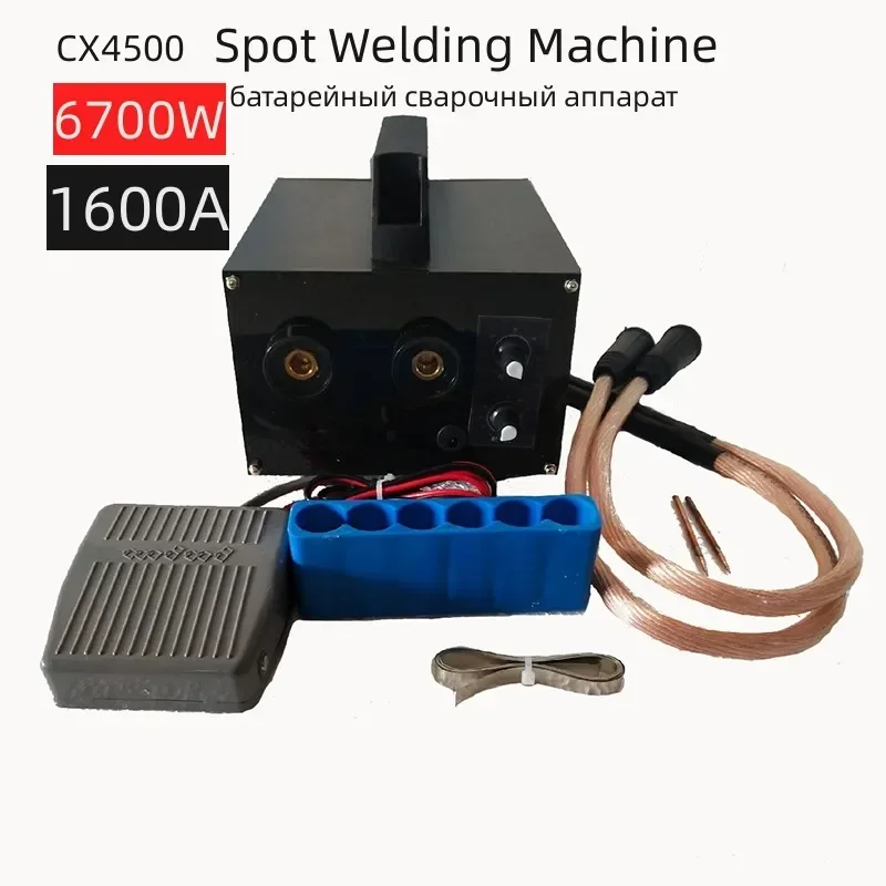 CX4500 6700W High-Power Battery Spot Welding Machine 20ms-1s Time Adjustable 640-1600A Current Adjustment For0.25mm Nickel Plate