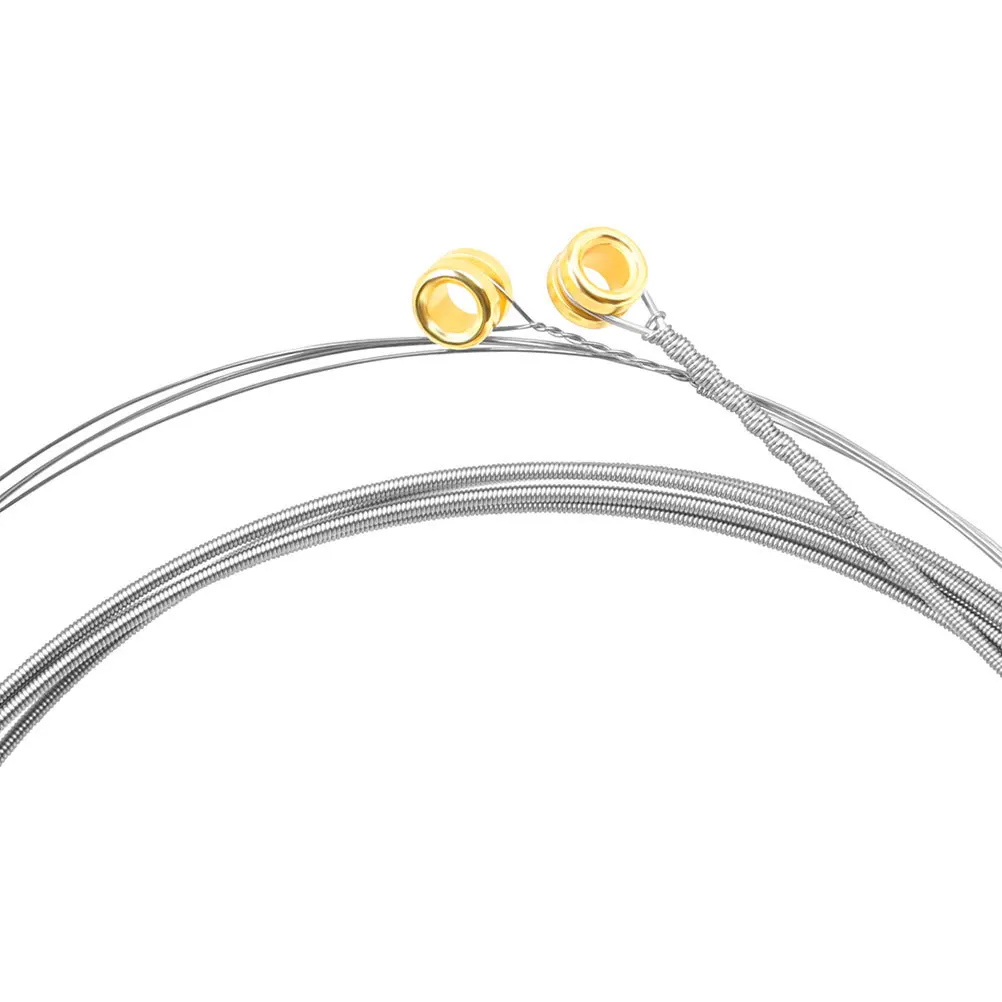 

6pcs Coated Electric Guitar Strings Long Lasting Durable Metal Material Clear Rich Tone Compatible With Acoustic Guitar Ukulele