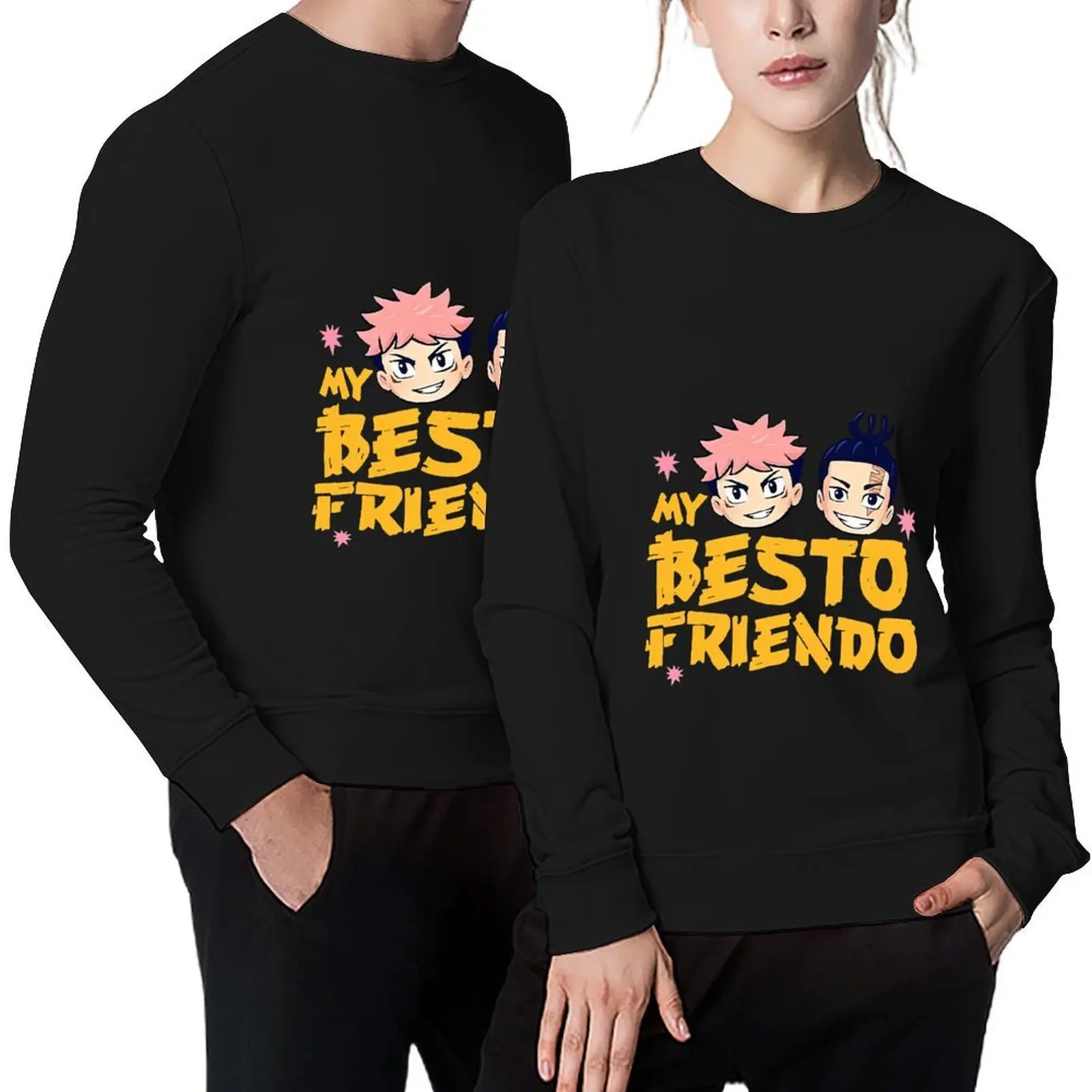 

My Besto Friendo art Pullover autumn tracksuit blouse autumn jacket men winter man sweatshirt
