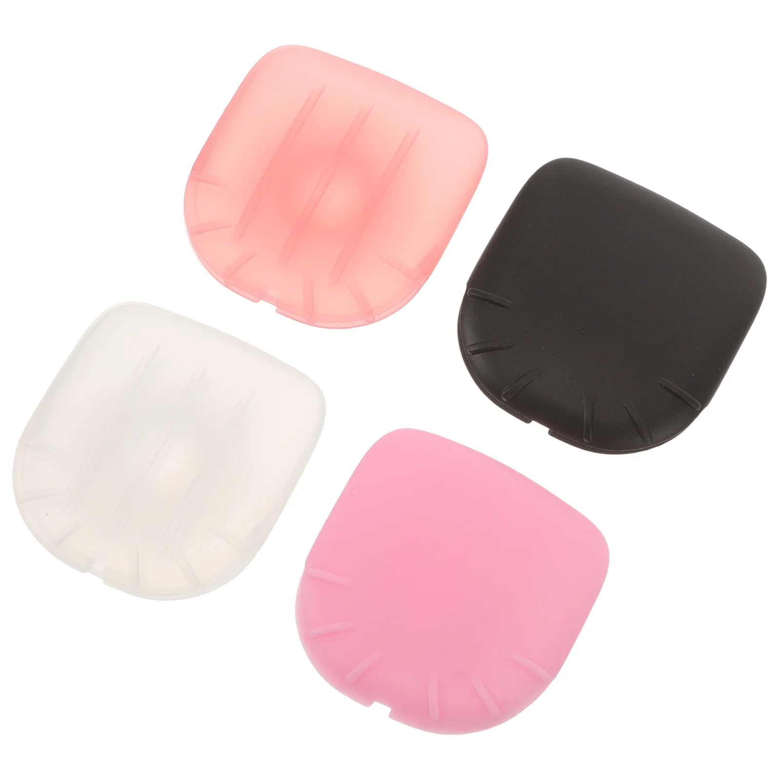 4 Pcs Facial Mask Brush Dust Cover Makeup Storage Holder Covers Silicone Anti-lost Protector Bubble Silica Gel Travel