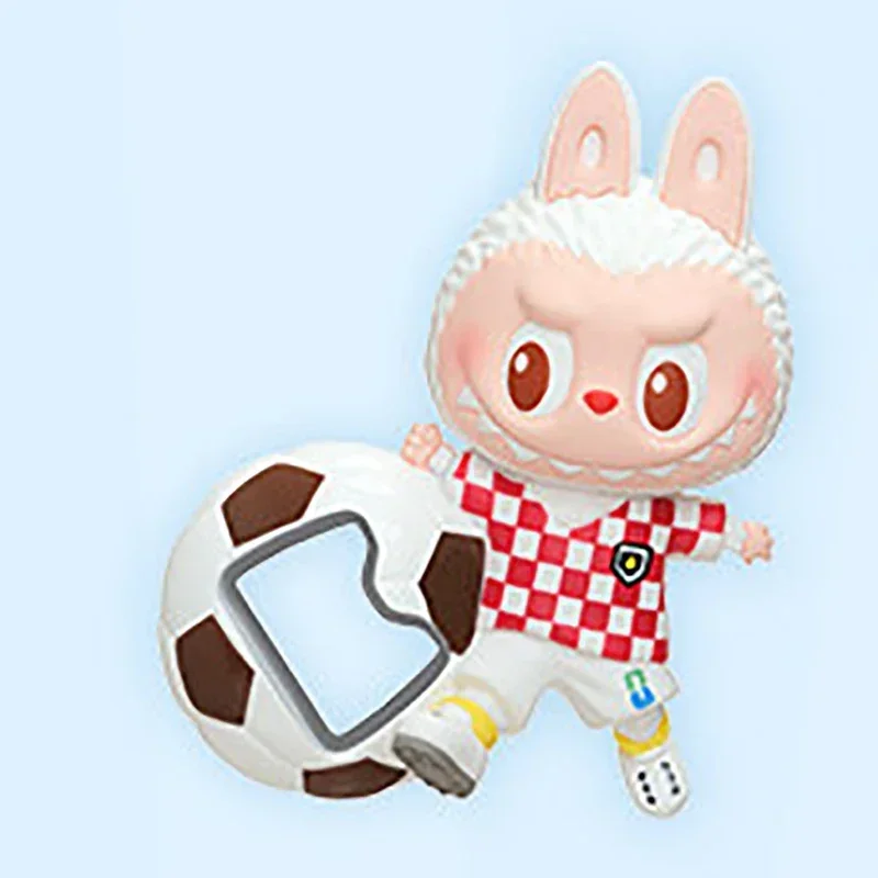 

POP MART LABUBU THE MONSTERS FIFA Series Bottle Opener Fridge Magnet Mystery Box Genuine Blind Box Guess Toys Bag Ornament