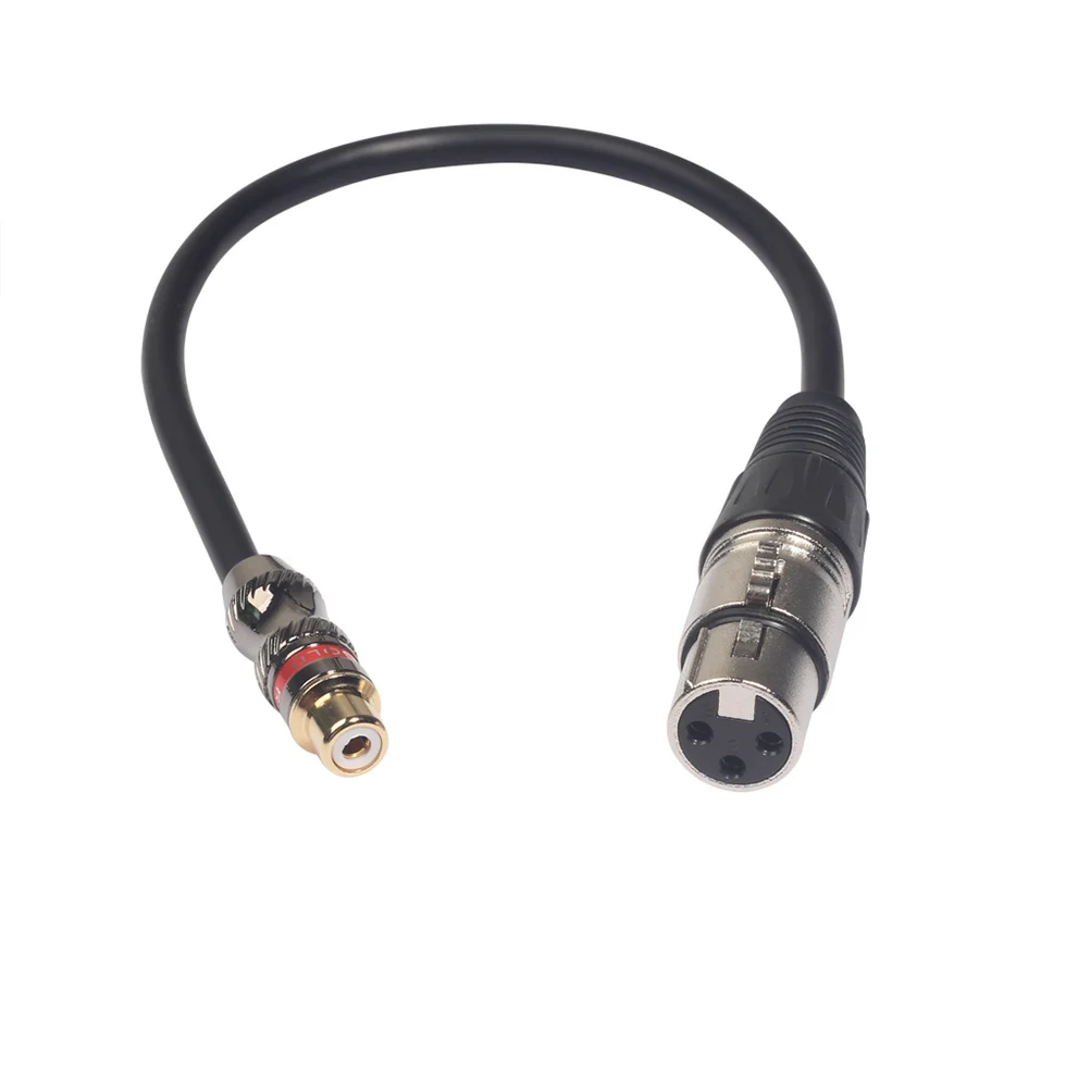 

Audio Line Cable Connect for Amplifier Speaker RCA Female to XLR Converter Adapter