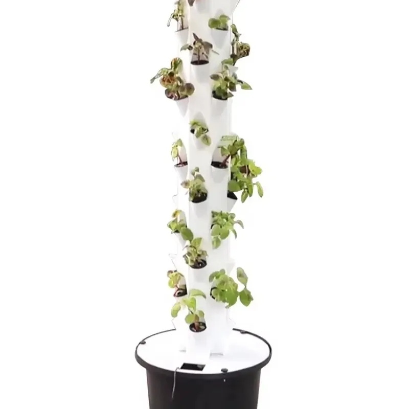 Garden Indoor DIY Hydroponic System Vertical Grow Tower for Lettuce/Celery/Vegetable/Crops Aeroponics Growing