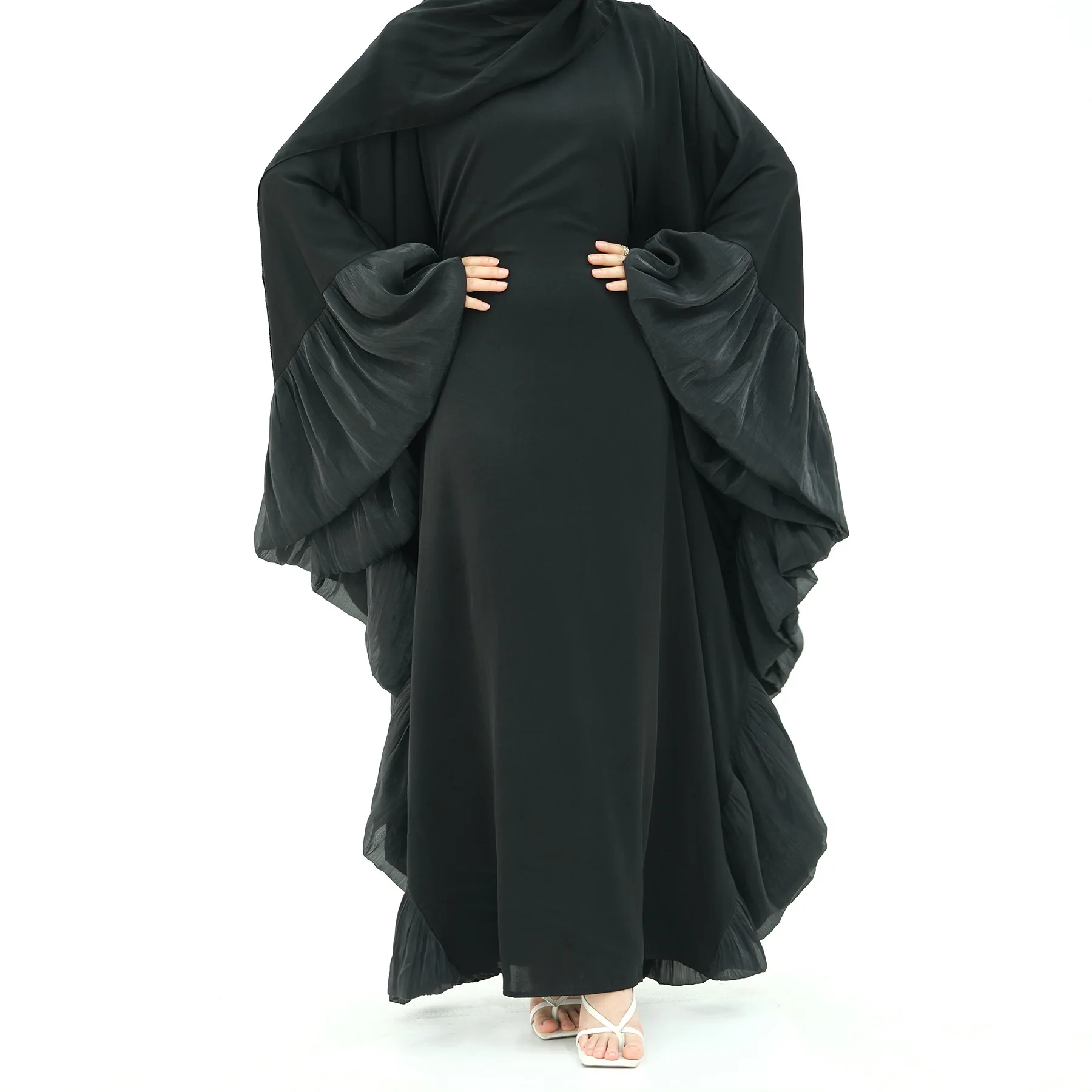 

Dubai Party Dress for Women Abaya Eid Long Dresses Bat Sleeve Muslim Caftan Robe Jalabiya Ramadan Morocco Kaftan Vestidos Largos