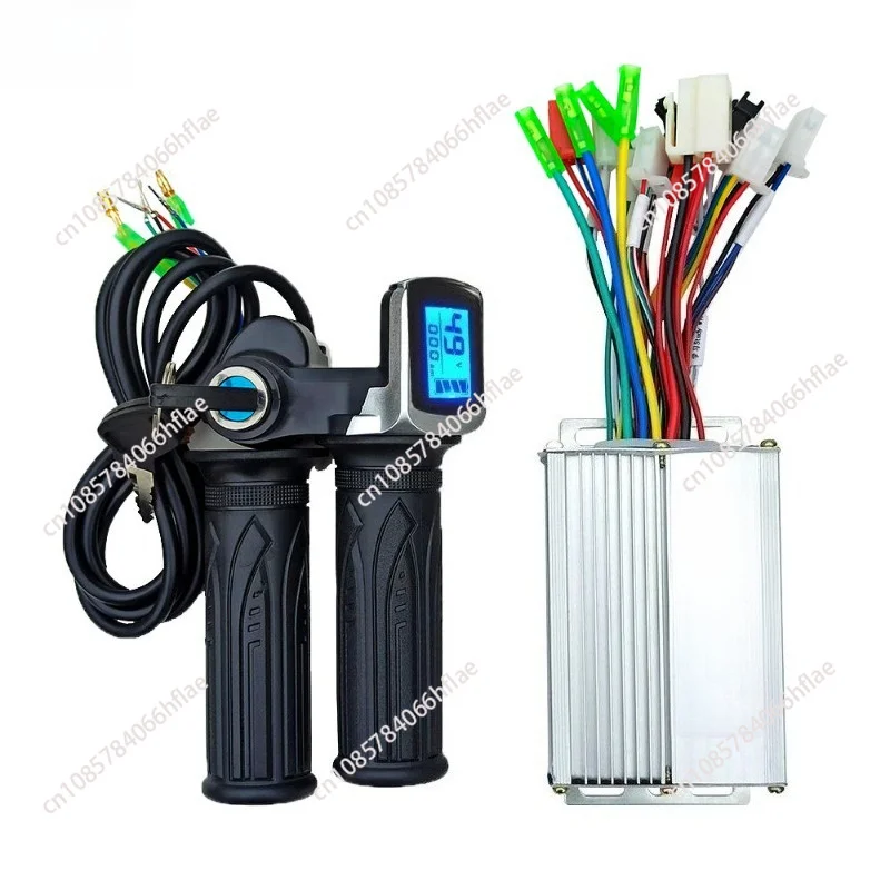 36V48V350W18A Brushless Motor Intelligent Controller LCD Turntable Throttle Electric Skateboard Universal for Two Wheelers
