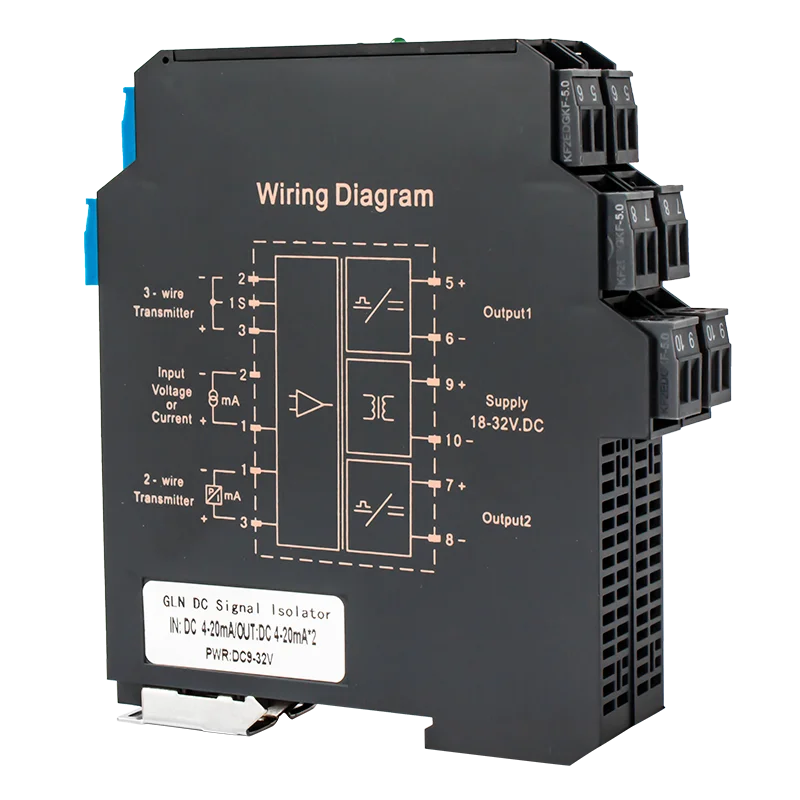 

Quick Response Analog Signal Isolator DC 24V Galvanic Signal Converter 1 In 1 Out 4-20mA to 0-10V Signal Isolation Distributor