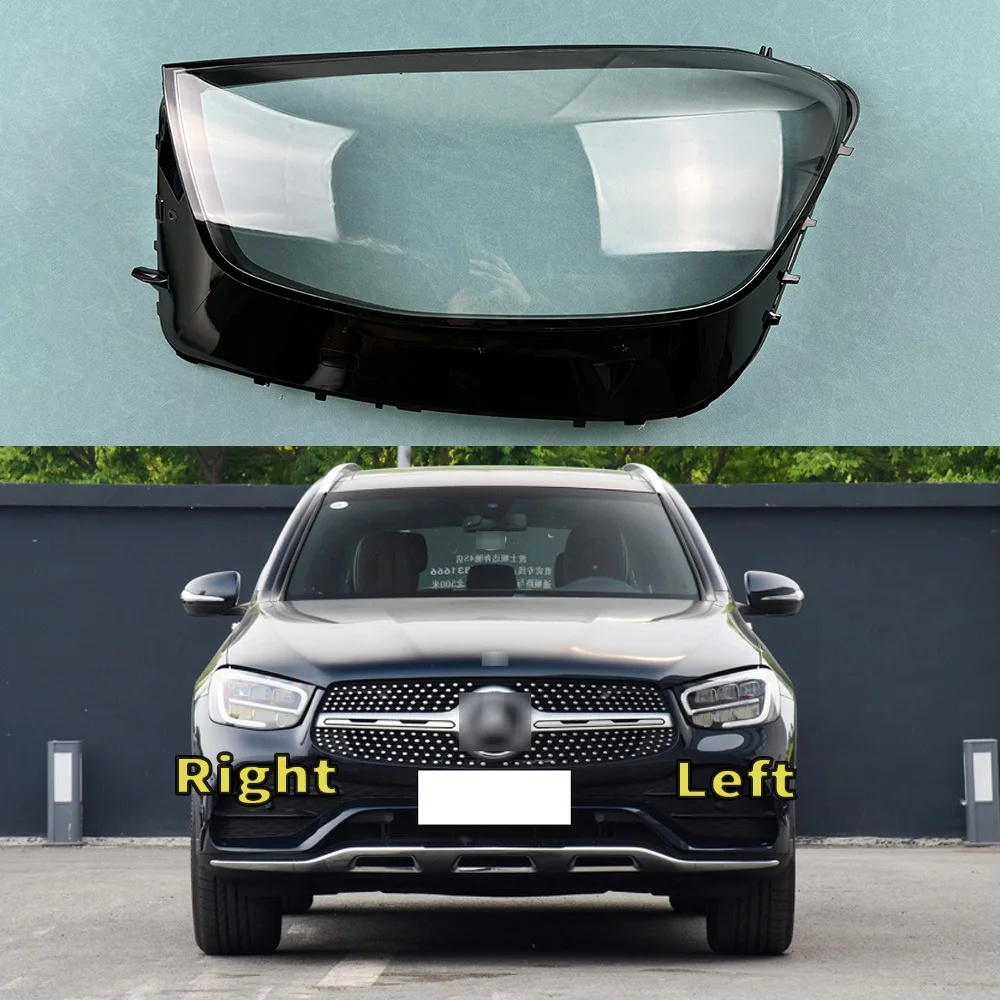 

For Benz GLC W253 GLC200/260/300 2020-2022 Front Headlight Cover Shade Lampshade Lens Headlamp Shell Plexiglass