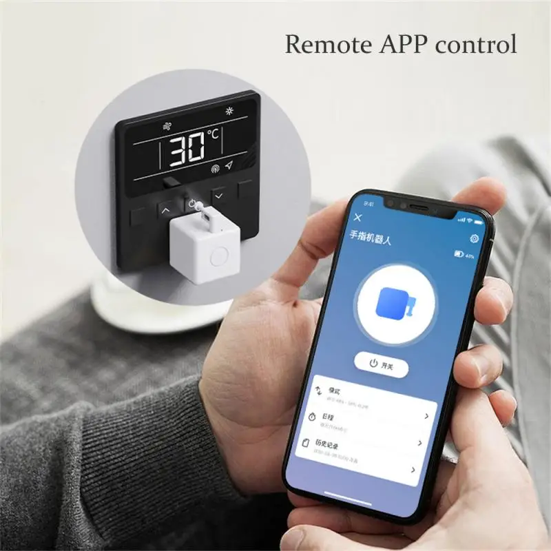 AUBESS Tuya Bluetooth Smart Touch Fingerbot Plus Switch Button Pusher Arm Fingerbot Via Smart Life work with Alice Alexa Google