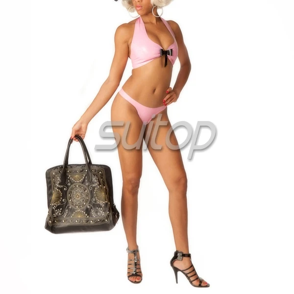 

rubber latex bra with latex briefs latex underwear