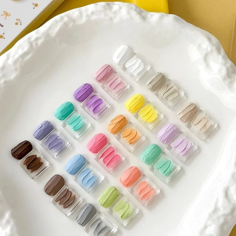 18 ألوان النفط اللوحة رسم هلام مسمار الفن ثلاثية الأبعاد تأثير الملمس لا حاجة معطف فوقي UV/LED طلاء الأظافر ورنيش للتقليم #3