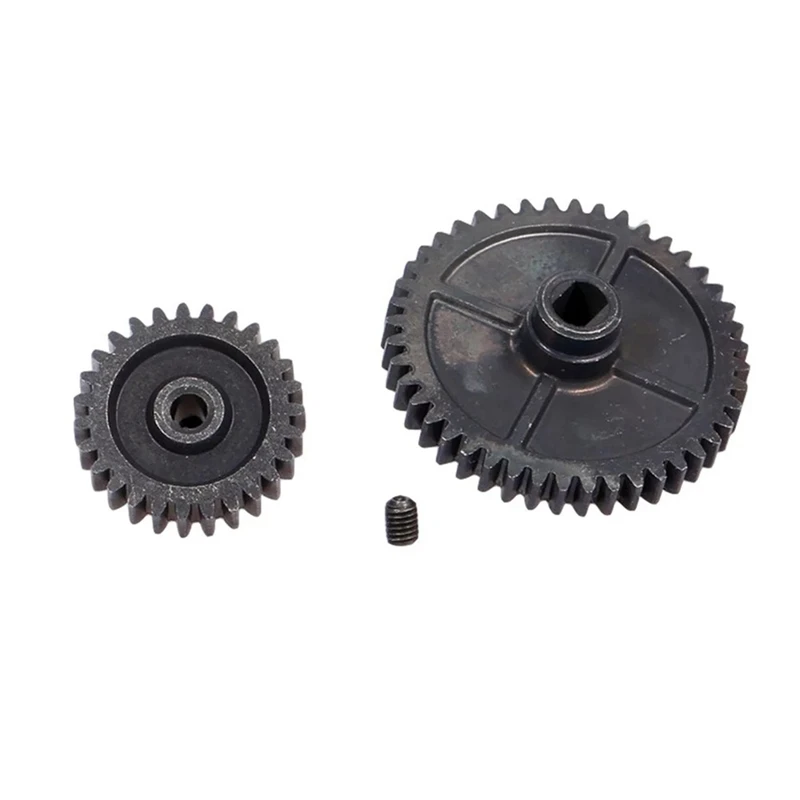 For Wltoys 144001 Racing Car Metal Motor Gear And Deceleration Gear 49T 27T,Upgrade Replacement Spare Parts Accessories